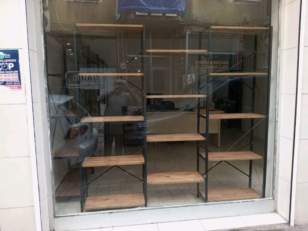 Çok Katlı Modern Kitaplık ve Raf Ünitesi - 20