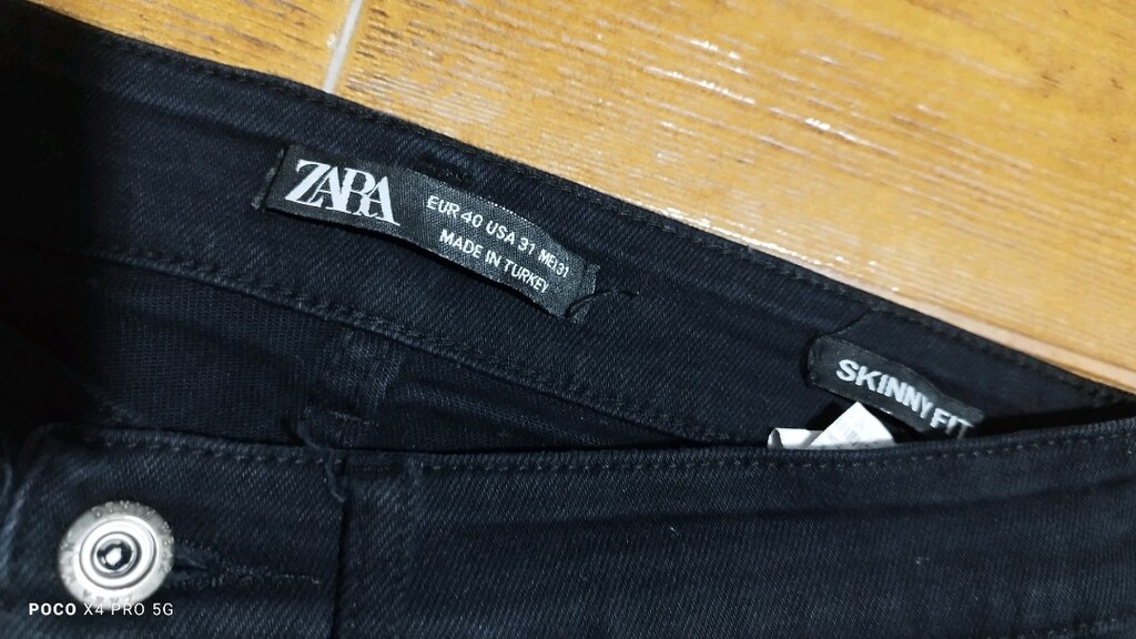 #Zara skinny jeans kot pantolon.Eni çekilince 43 Boyu 95 Paça 12??? - 3