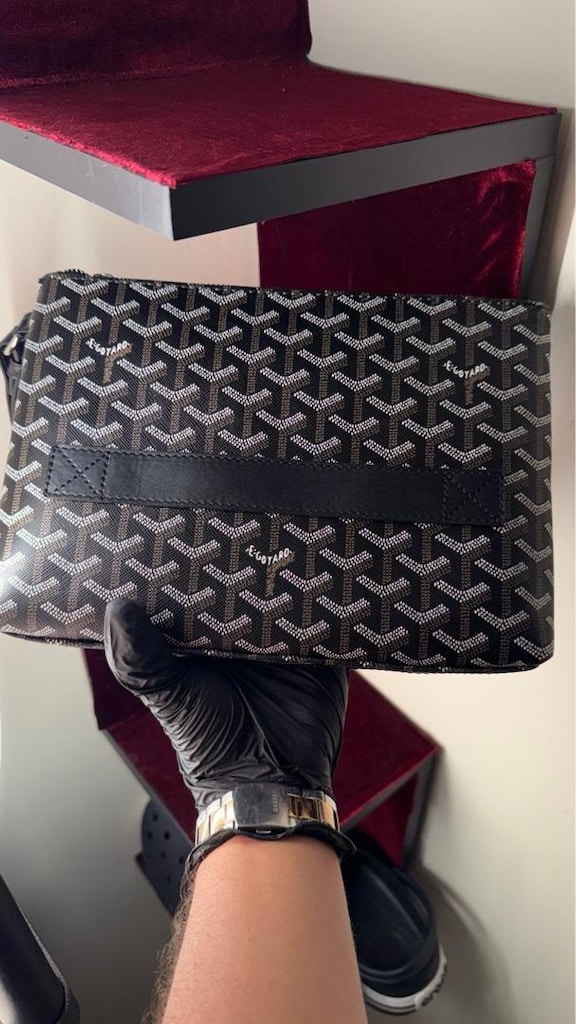 Şık ve Kullanışlı Goyard Desenli El Çantası
