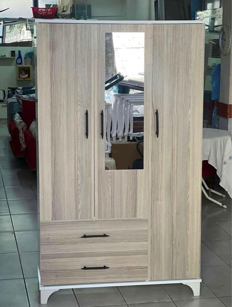 KAMPANYA Sıfır 3 kapaklı elbise dolabı - 6