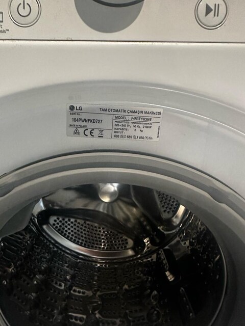 LG 8 KG Inverter Direct Drive Çamaşır Makinesi Çok Temiz