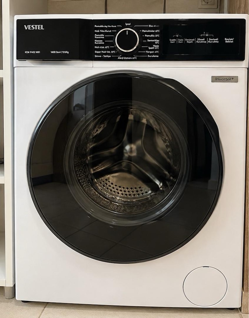 Vestel KCMI 98142 WIFI 9 KG + 6 KG Kurutmalı Çamaşır Makinesi - 5