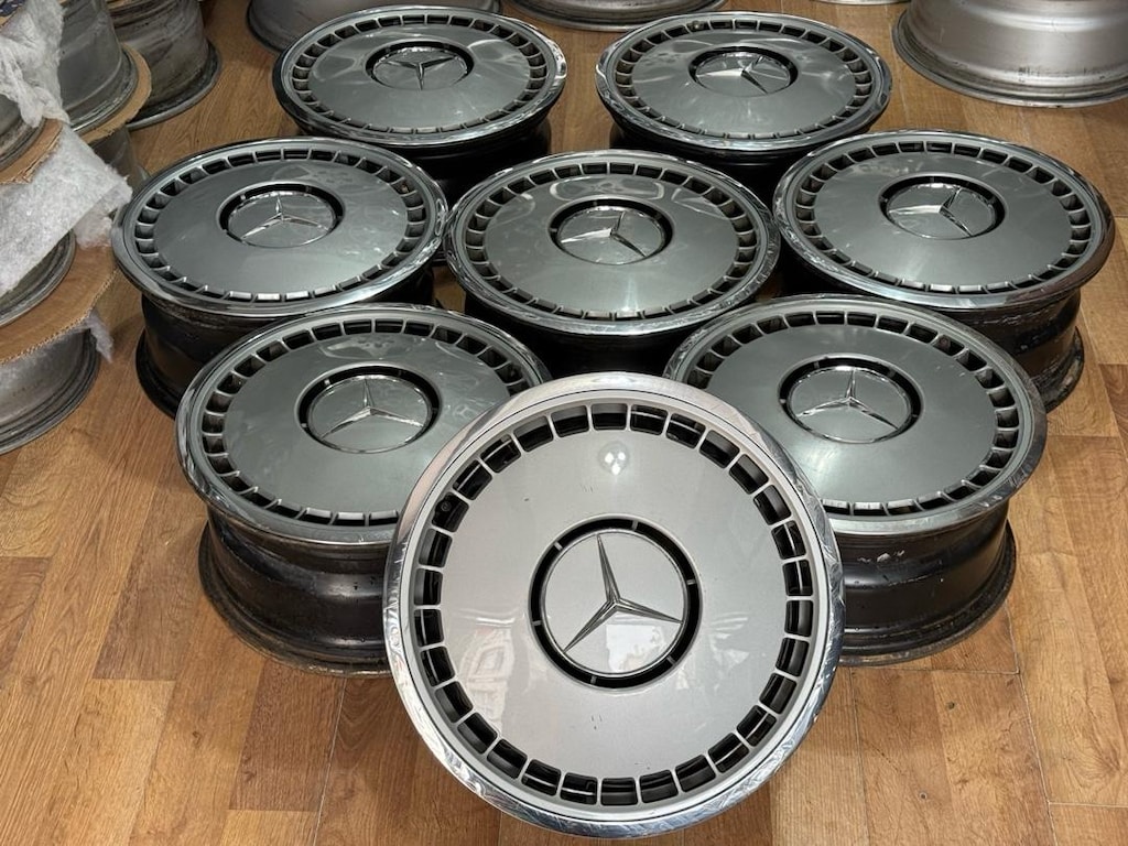 Orjinal 16 inç Direkt Uyumlu W124-W201 jant-nikelajlı kapak Mercedes - 2