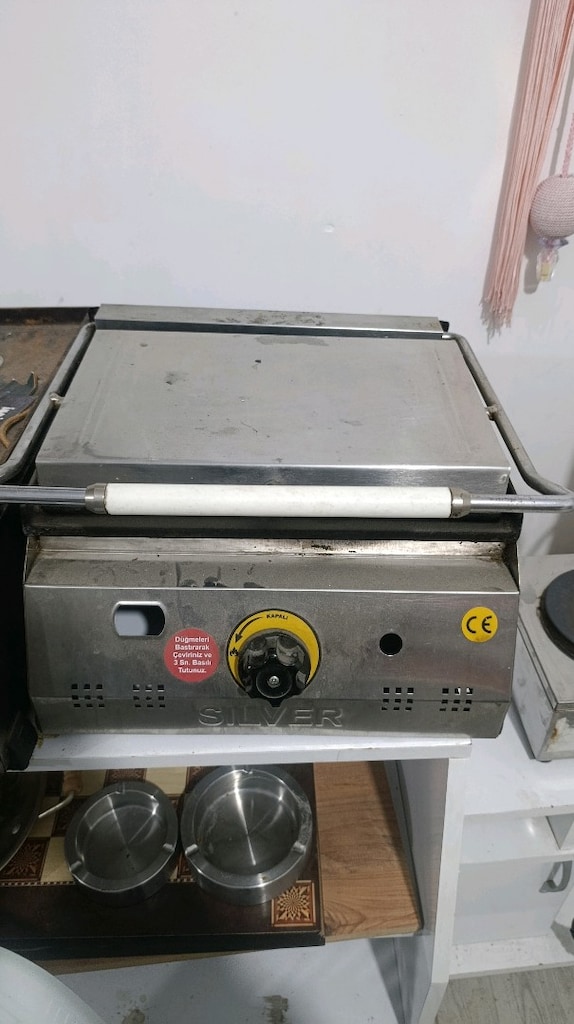 Silver Gazlı Sanayi Tipi Döküm Tost Makinesi (Tüplü/LPG) - 4