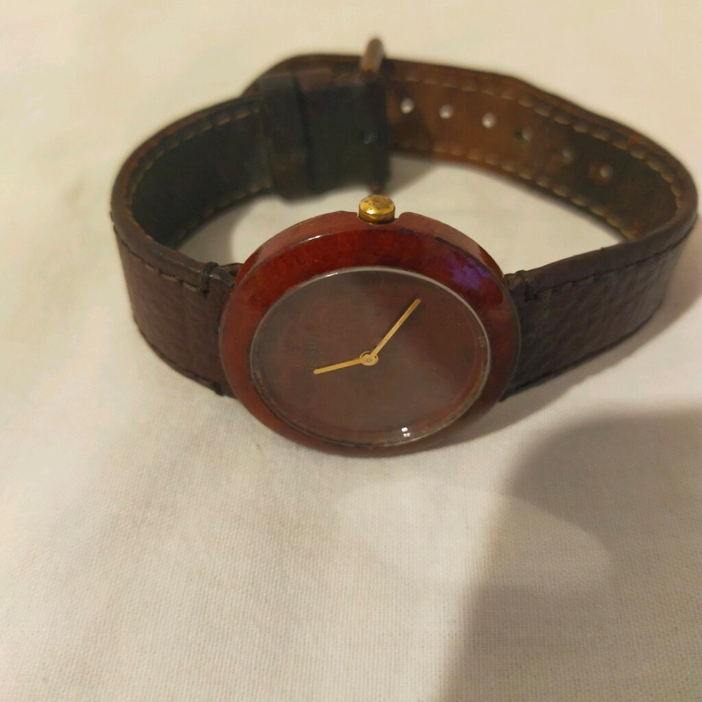 Tissot marka İsviçre yapımı ahşap saat - 2