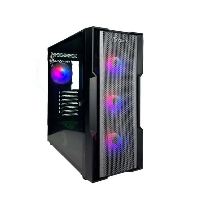 ZOKO AMİRAL 4X12CM ARGB 360MM SIVI SOĞUTMA UYUMLU SİYAH KASA