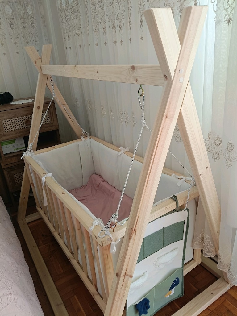 Ahşap Hamak Beşik - 3