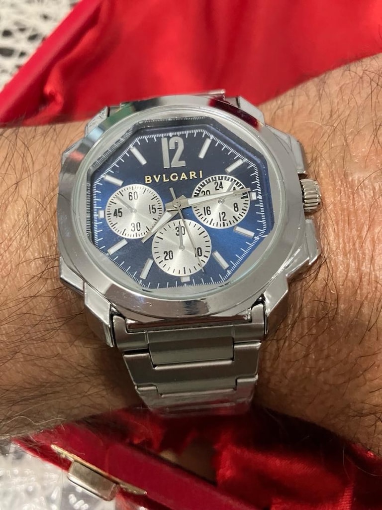 Bvlgari Octo Finissimo Mavi Çelik Spor Saat … - 2