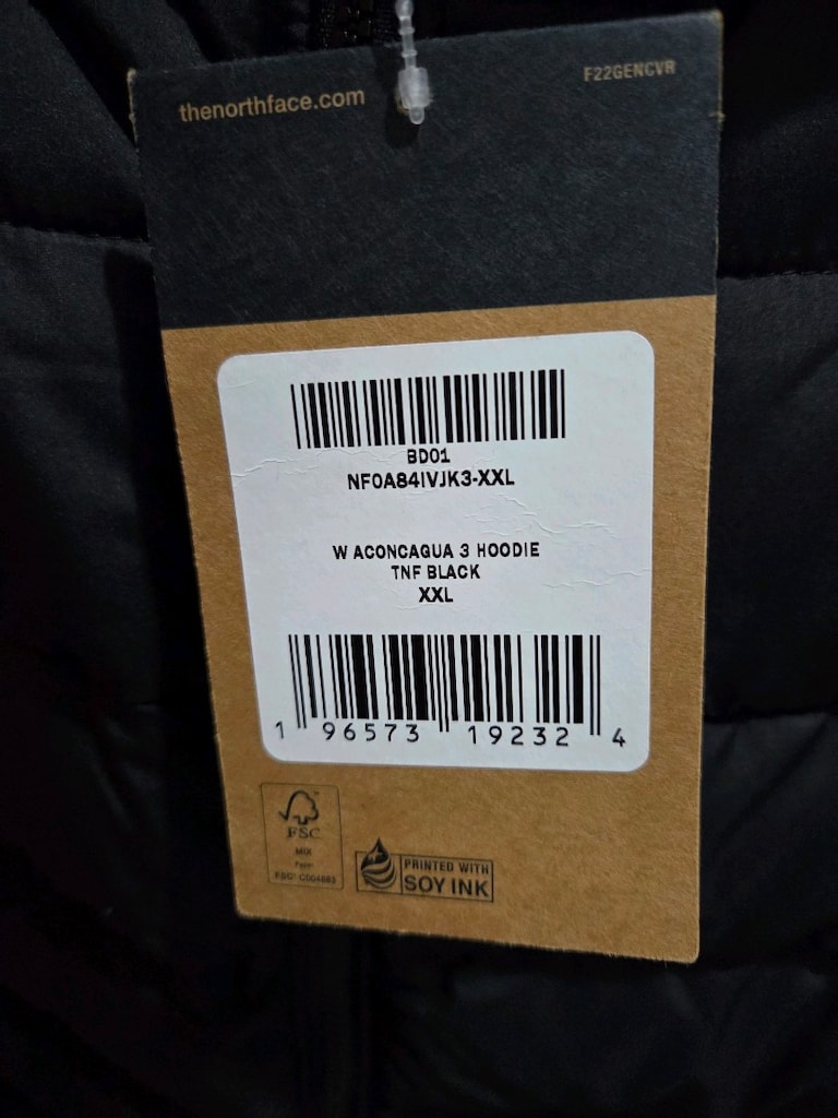 The North Face Aconcagua 3 Hoodie Kadın XXL – Etiketli Sıfır - 3