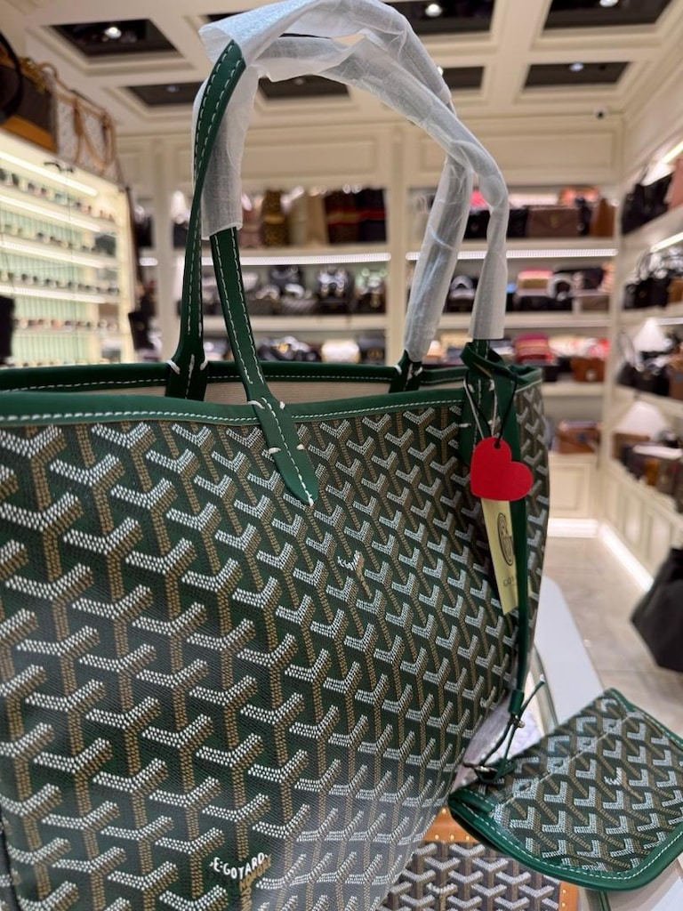 Goyard Saint Louis Tote Bag Yeşil SIFIR