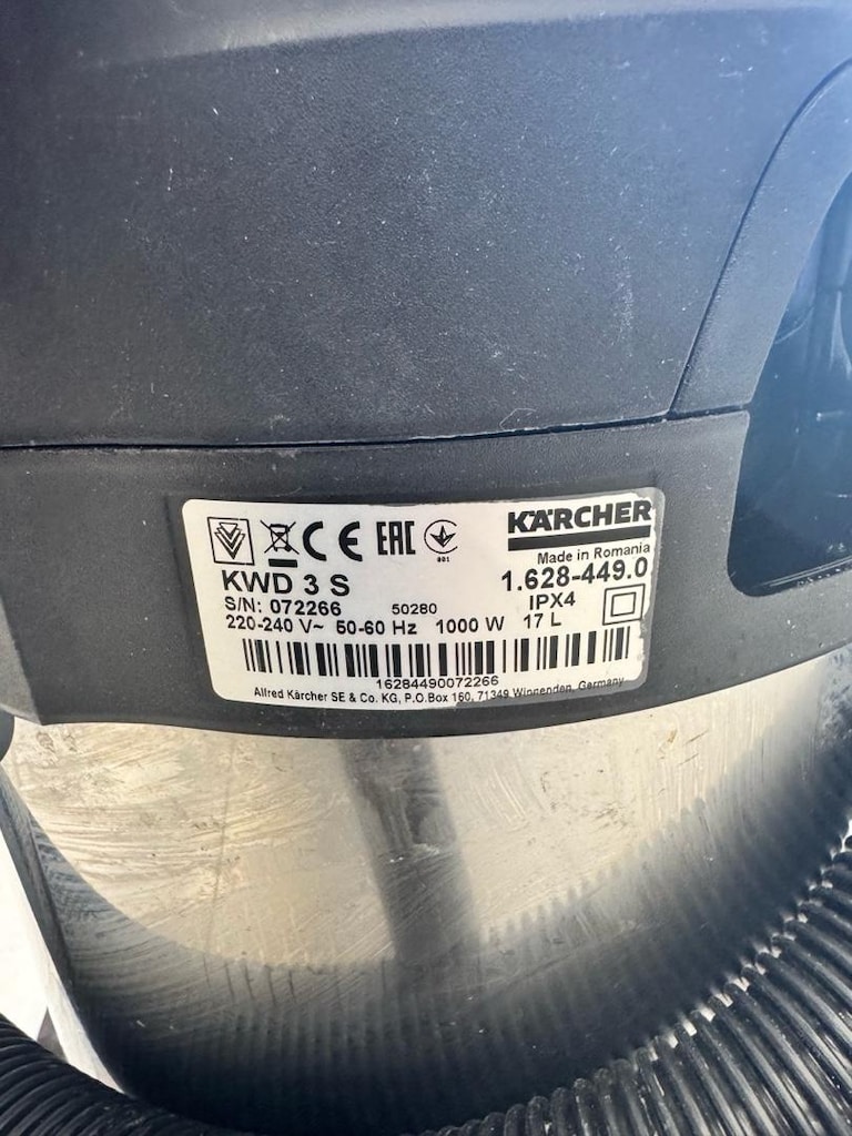 Karcher KWD3s ıslak-kuru süpürge makinesi - 3