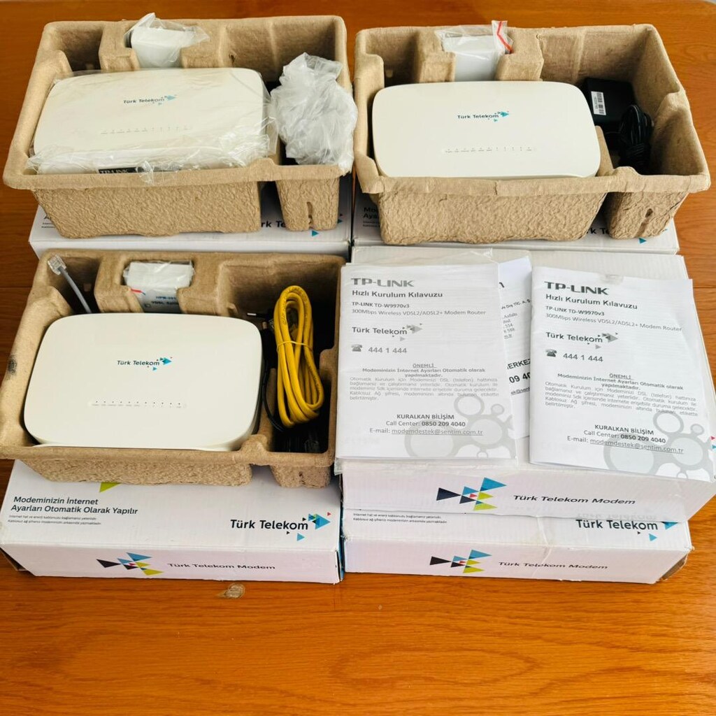 Tp-Link TD-WD9970 Vdsl/Adsl V3 Modem Router - 4