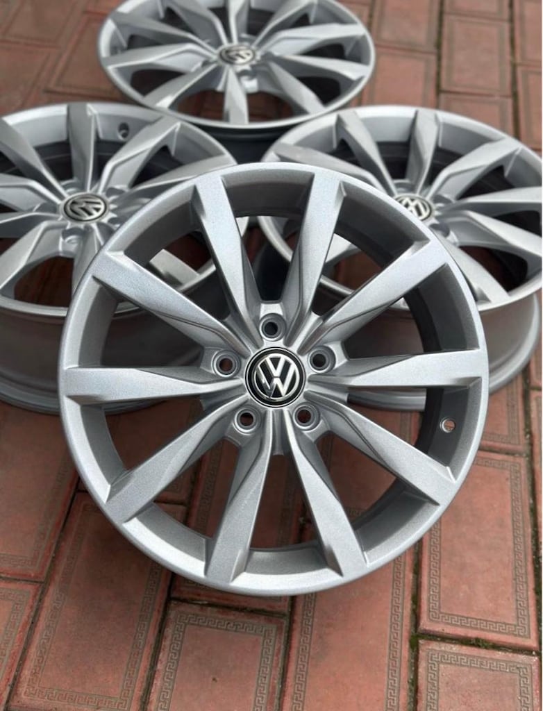 17 inç 5x112 orjinal dijon jant takımı hatasız - 3