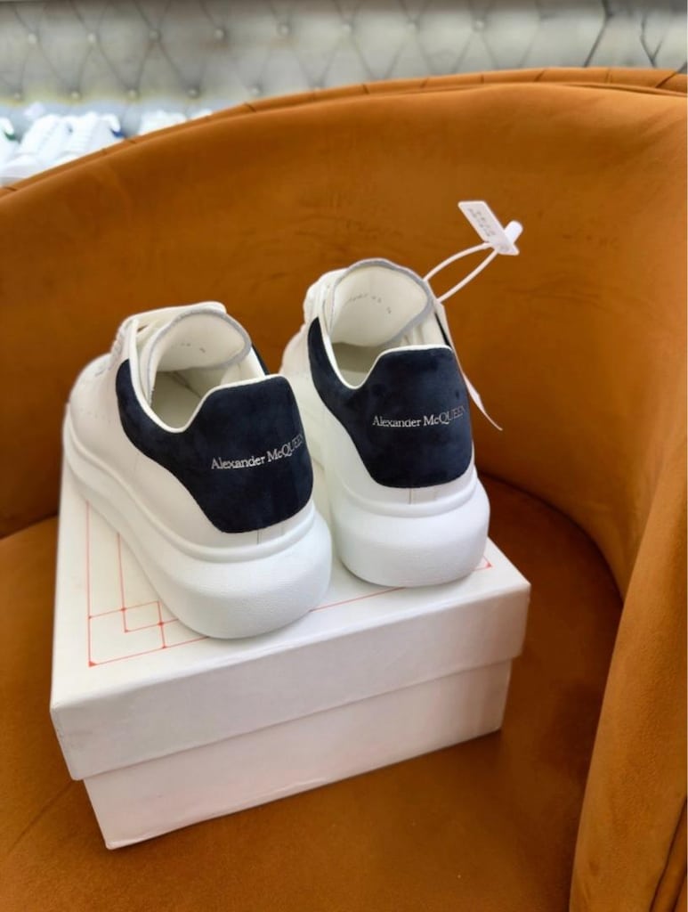 Alexander McQueen Siyah-Beyaz Sneaker 42 - 7