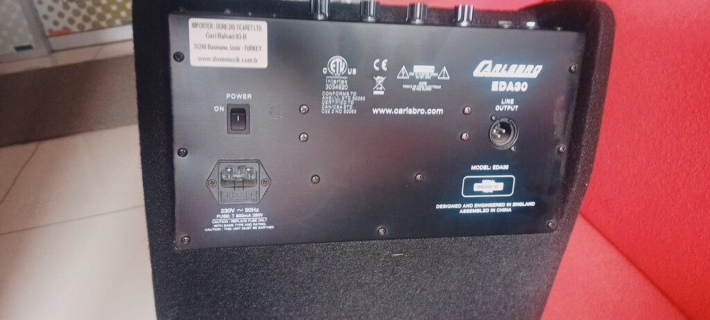 Carlsbro Eda30 B Bluetooth 10" Davul Monitör Amfi - 5