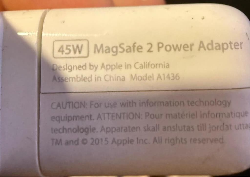 Orjinal APPLE 45W MagSafe 2 ADAPTÖR ŞARJ - 5
