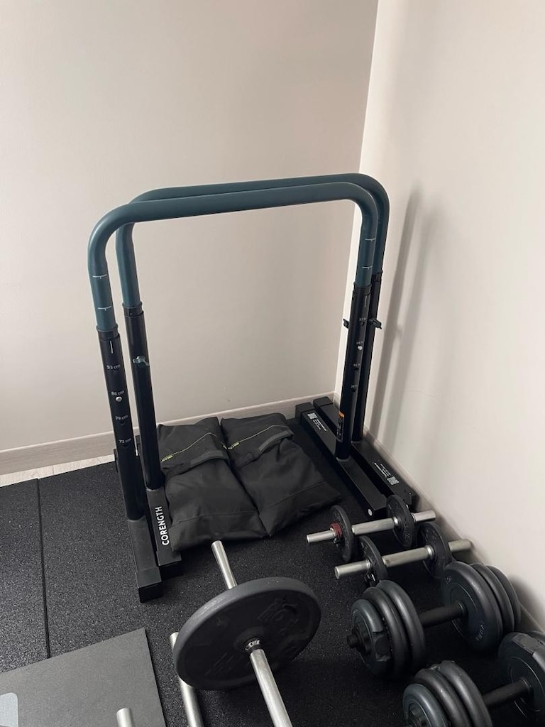 Ev Spor Salonu Seti Rack,2 Bench, Dips,120+ KG Ağırlık,Bar vb - 2