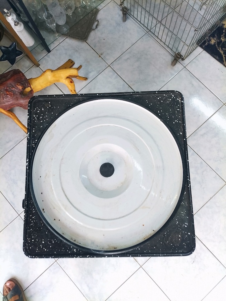 çevirmeli eski model çamaşır makinesi - 5