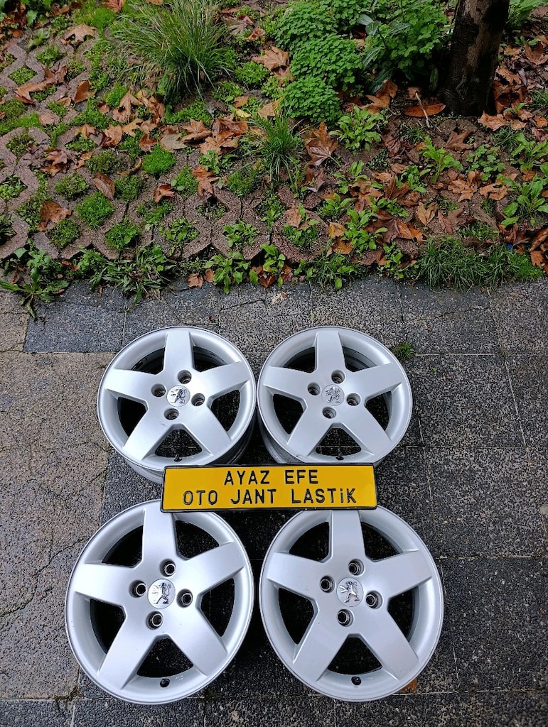 15 INÇ 4*108 PEUGEOT MONOCO ORJİNAL EKİPMAN JANT TAKIMI - 3