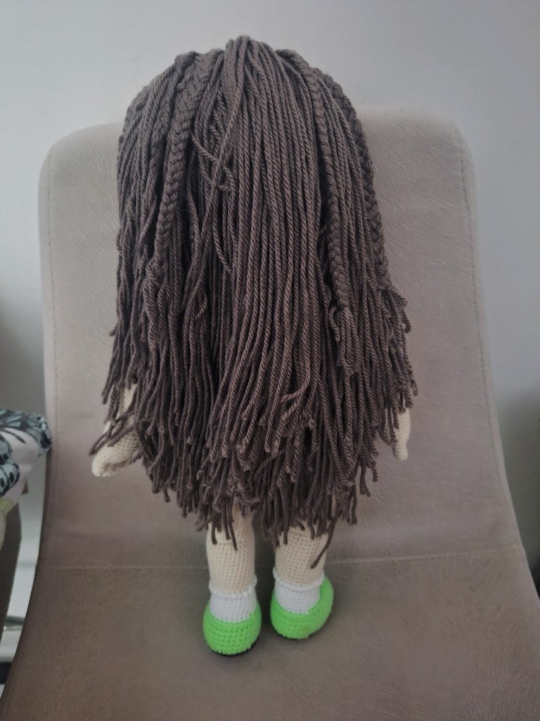 Özel Tasarım El Örgüsü Amigurumi Oyuncak Bebek - 2