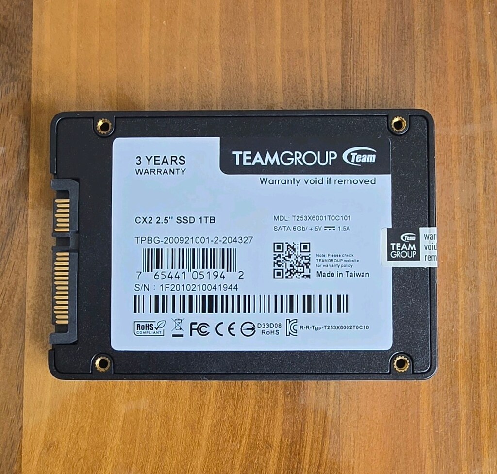 1 TB SSD - 2