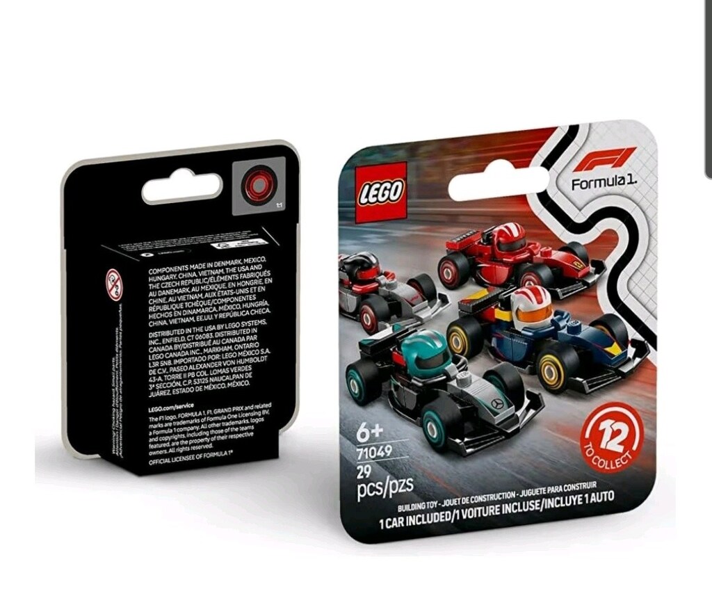 LEGO 71049 Minifigures formula F1 Race Cars NO:10 HAAS yarış arabası - 3