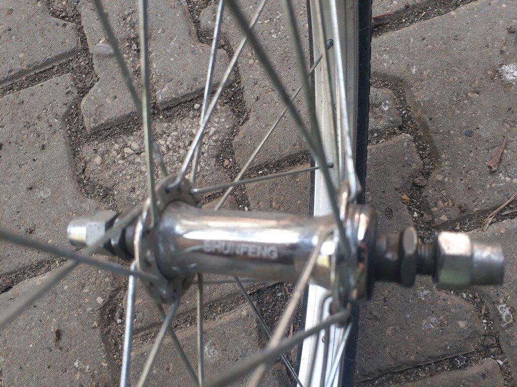 Bmx bisiklet alüminyum ön canti iç dış lastikli 20 numara - 5