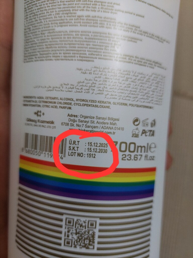 BİO KERATİN GOLD Saç bakım ve düzleştirme kremi.Brezilya fönü keratini - 3