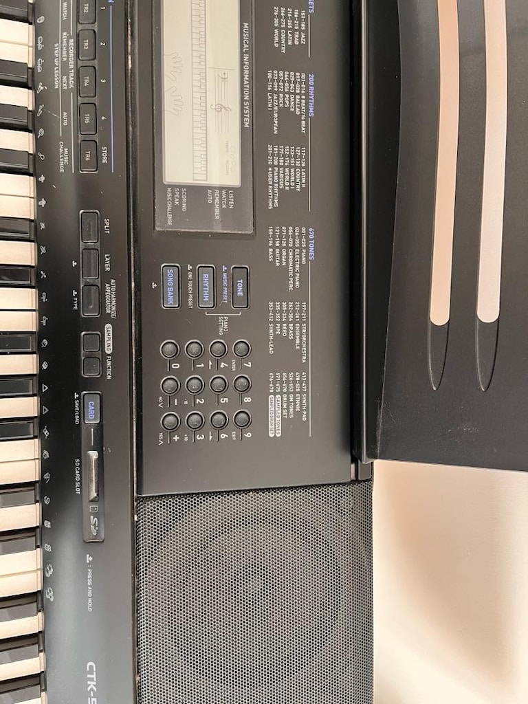 Casio CTK -5000 org piyano - 3