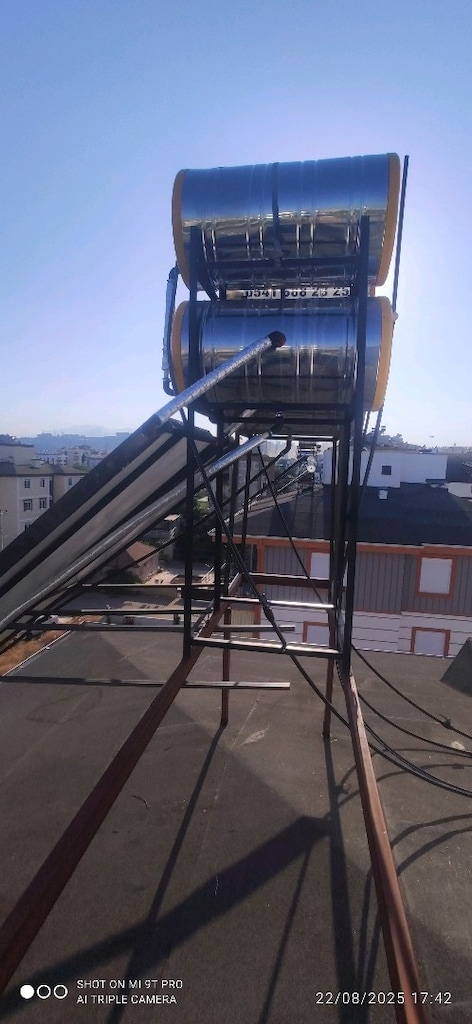 Güneş Enerjisi/Günısı Krom Soğuk su deposu sıcak su deposu petek