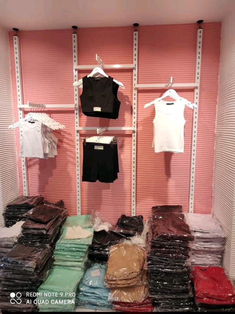Butik Rafları,Metal Raf, Giyim Rafı,Metal Askılık Raf,Askısı,Gold Raf - 16