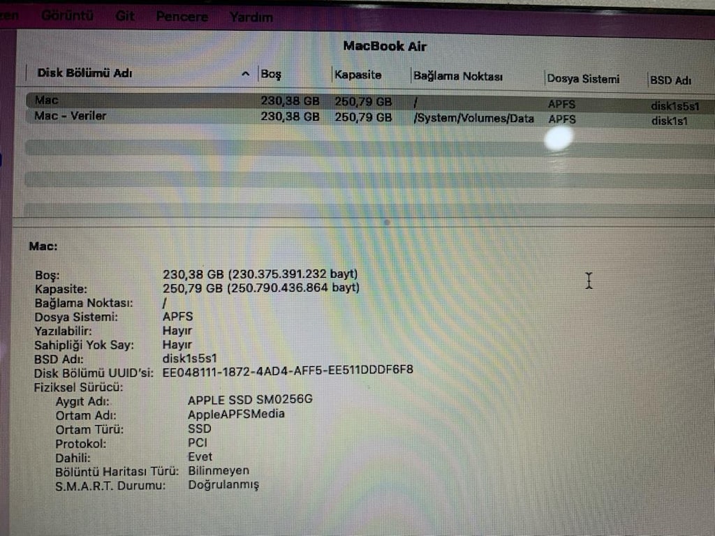 MacBook Air 2017 i5 8 Ram 256 Ssd 13 inç - 9