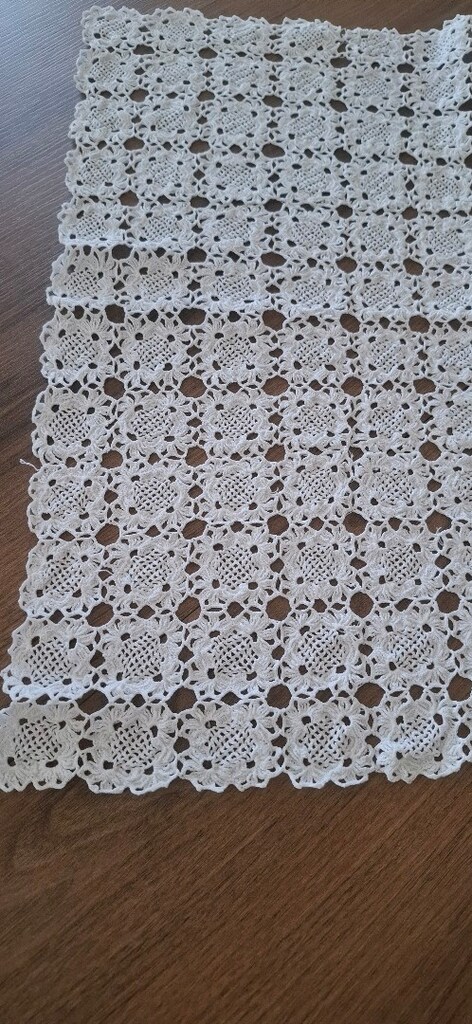 masa veya sehpa örtüsü 60x60 beyaz - 3