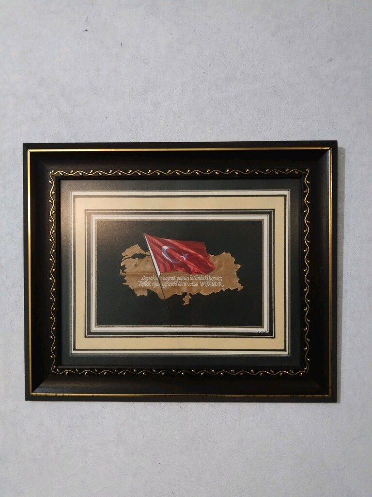 Türkiye ve Türk Bayrağı temalı TABLO - 2