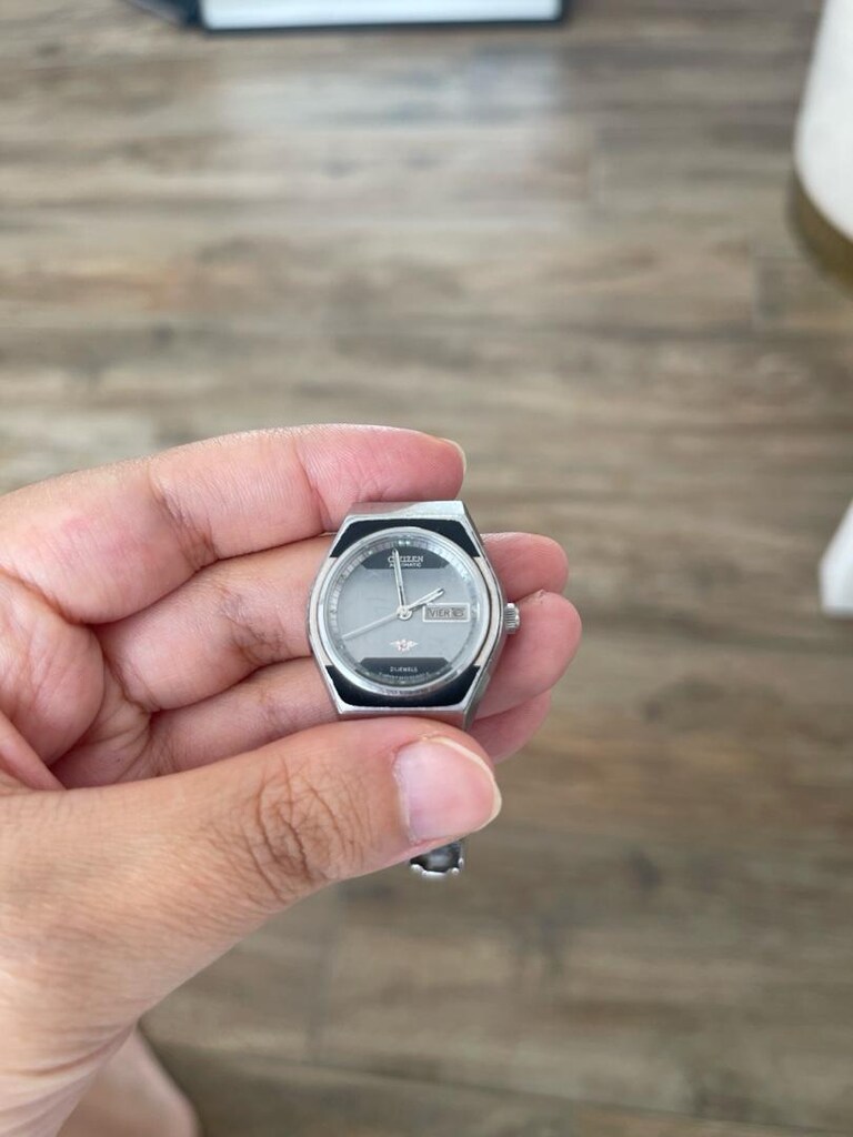 cıtızen taşlı kinetikli çelik kol saati - 6