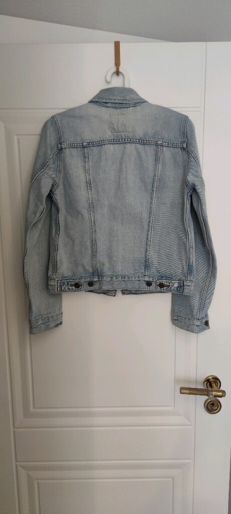 Düğmeli Kadın Denim Ceket - 2