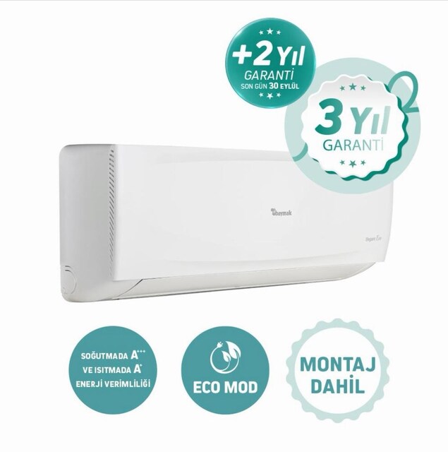 baymak elegant eco klima 12.000 - sıfır kutusu açılmadı montaj dahil