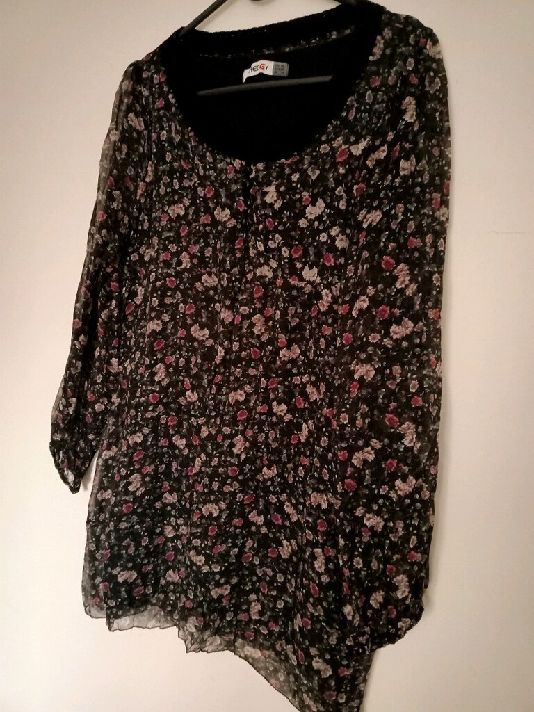 Çiçekli bohem şifon tunik - 4