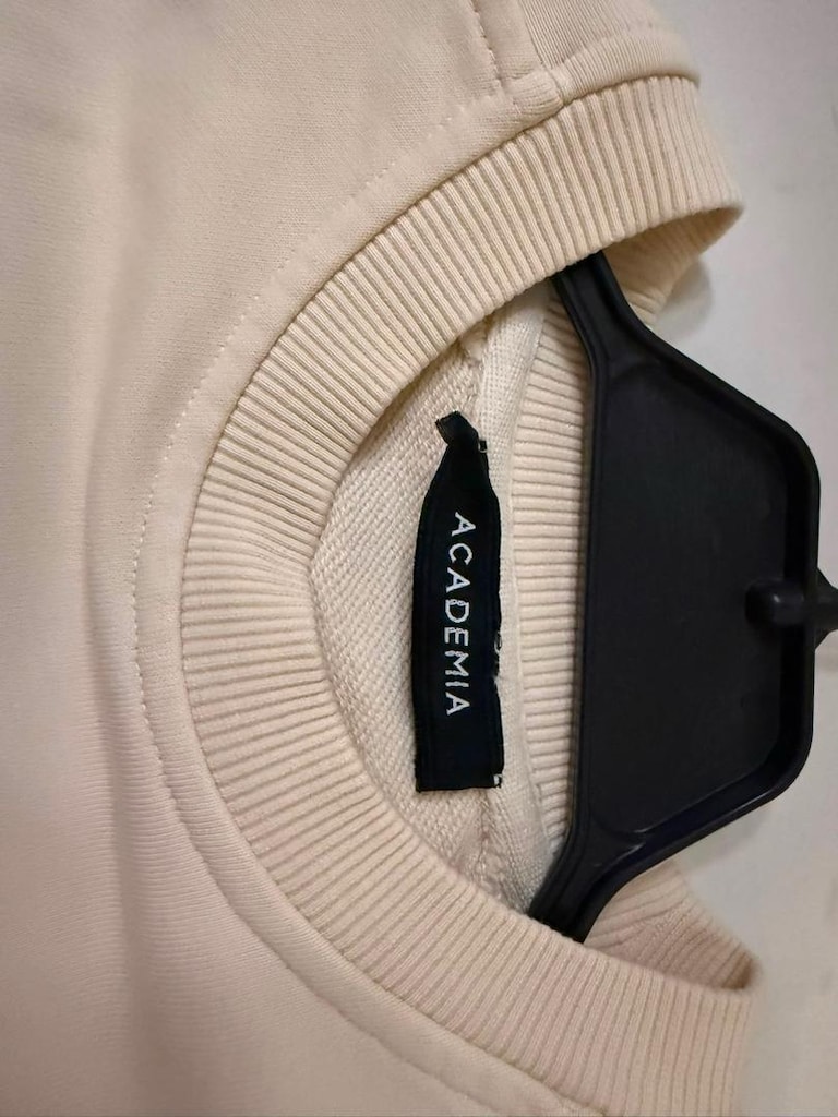 Academia Ekru Oversize Sweatshirt - 3