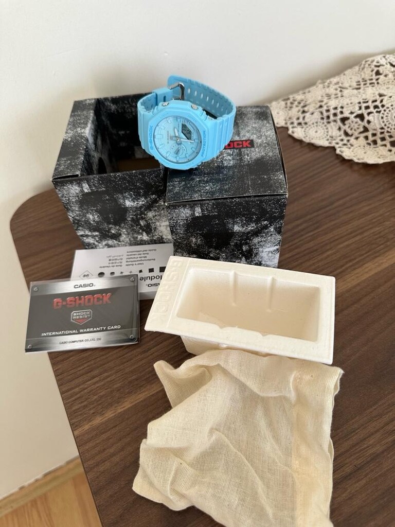 Sıfır, Nadir, Turkuaz renk G shock - 3