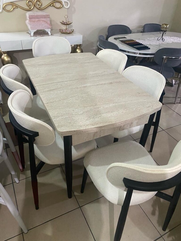 masa açılır 6 adet Polo lüks sandalye - 3