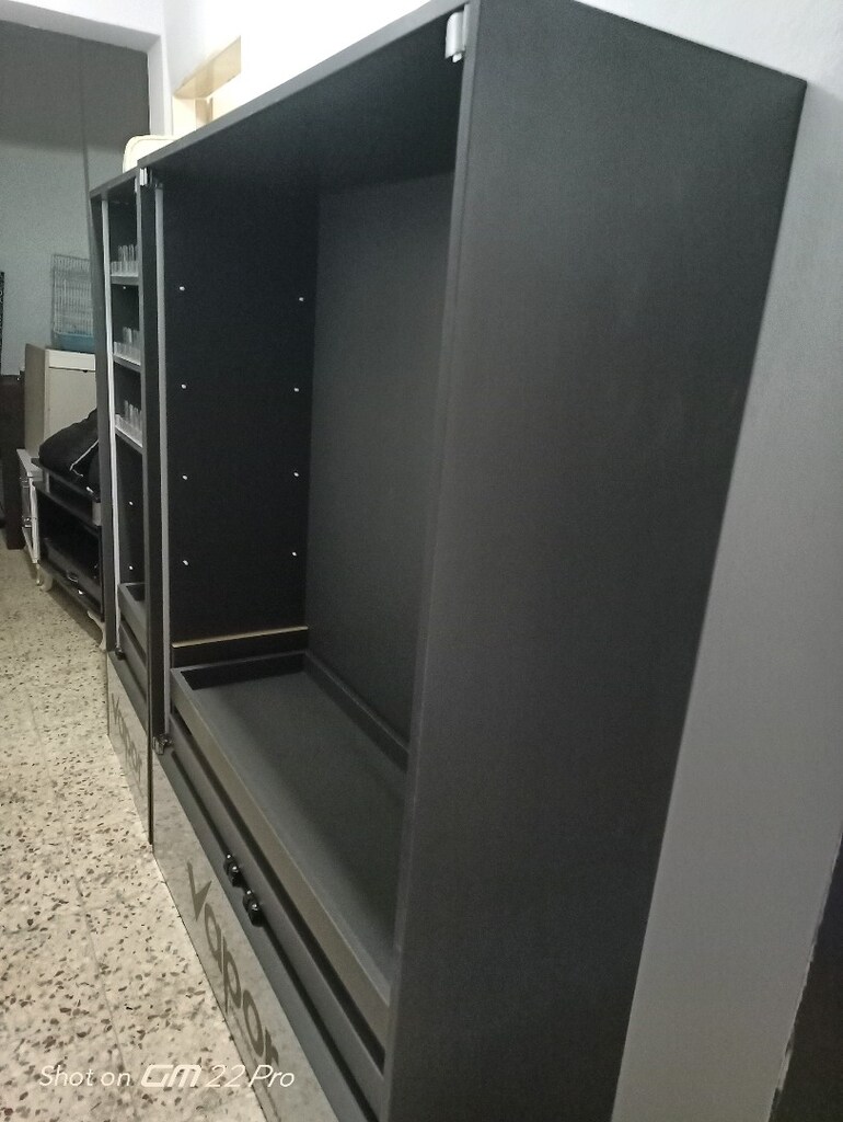 Raf Stand Kızaklı Çekmeceli Cam Kapaklı - 3