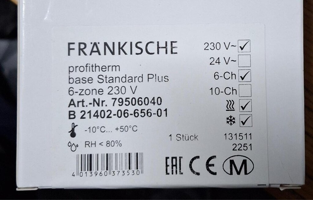 Fraenkische Terminal Kutusu 230v 6 Zone Standart - 2
