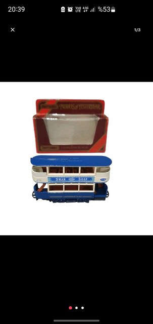 1/43 Matchbox Preston Tramcar Y-15 1920
