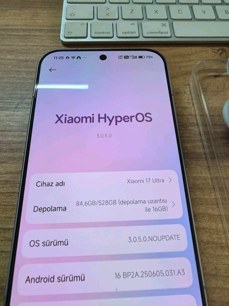 XiaoMi 17 Ultra Global Server Kayıtlı 512 GB 100W Orjinal Şarj Ve kılf - 5