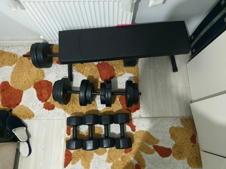 halter set ve bench sehpası - 2