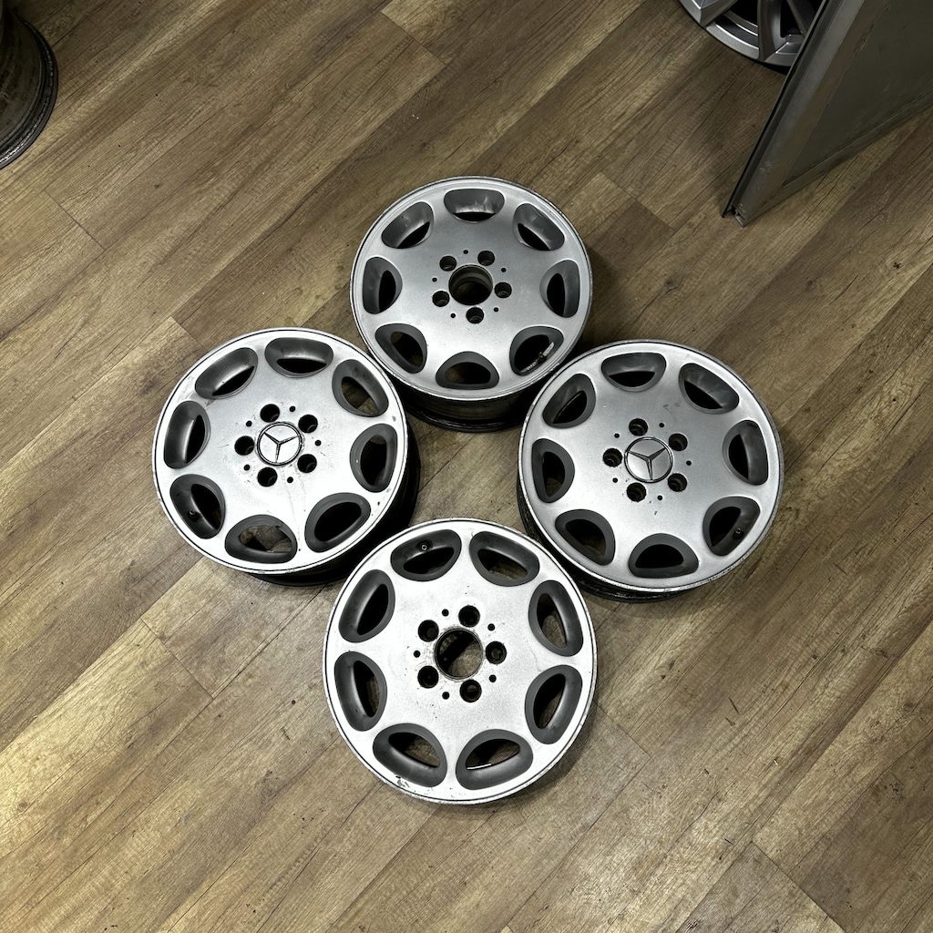 15 inç 5x112 Mercedes W124 8 Delik Jant Takımı 2. El - 4