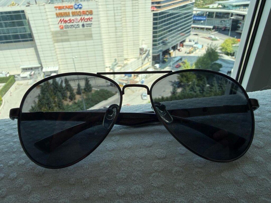 Faturalı Tommy Hilfiger Aviator Erkek Güneş Gözlüğü / Amerikan - 2
