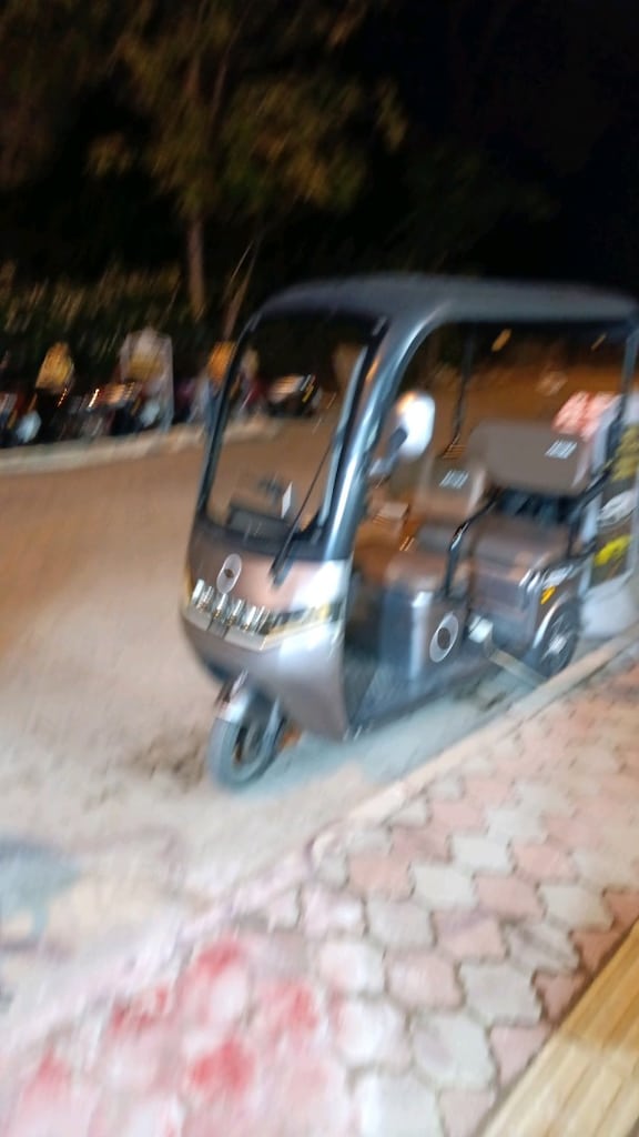 Kırmızı Elektrikli Üç Tekerlekli Araç - 3