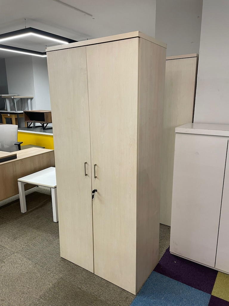 KLAS OFİS ÜSKÜDAR 80x40x190 AKÇAAĞAÇ RENK VESTİYER DOLABI - 4